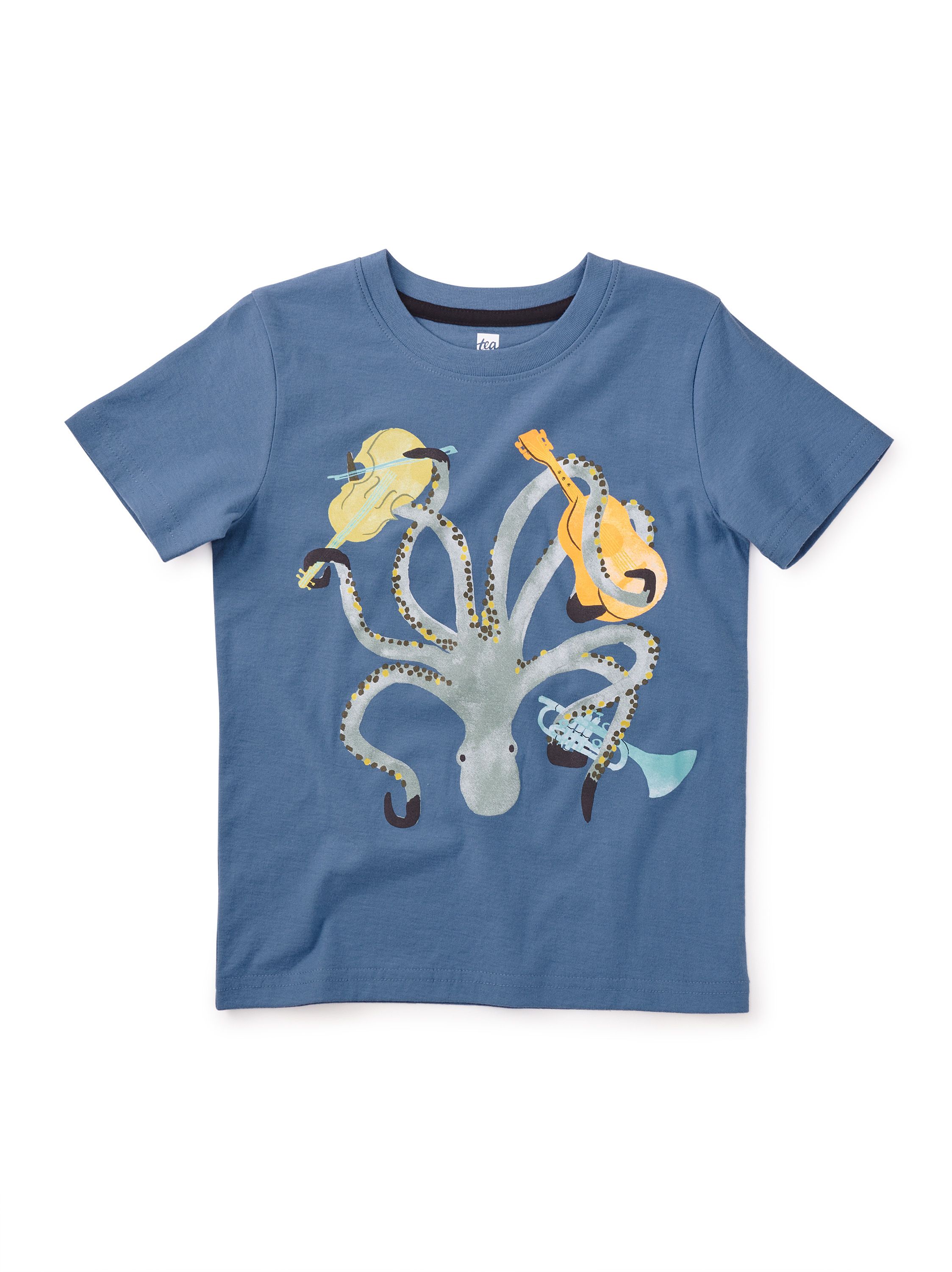 Musical Ocotopus Graphic Tee | Tea Collection