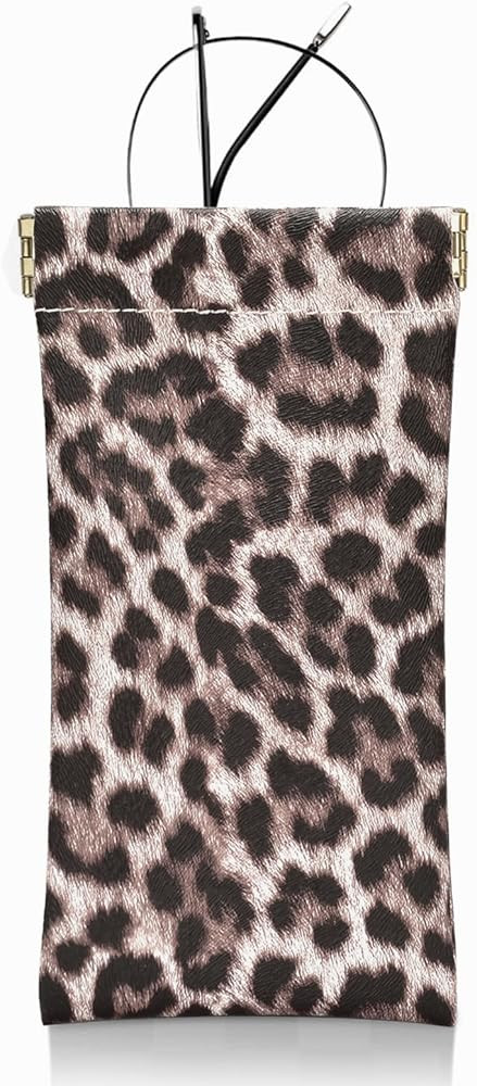 eyeglasses bag Soft Glasses bag, Portable Squeeze Top Sunglasses Case Travel for Women Girls | Amazon (US)