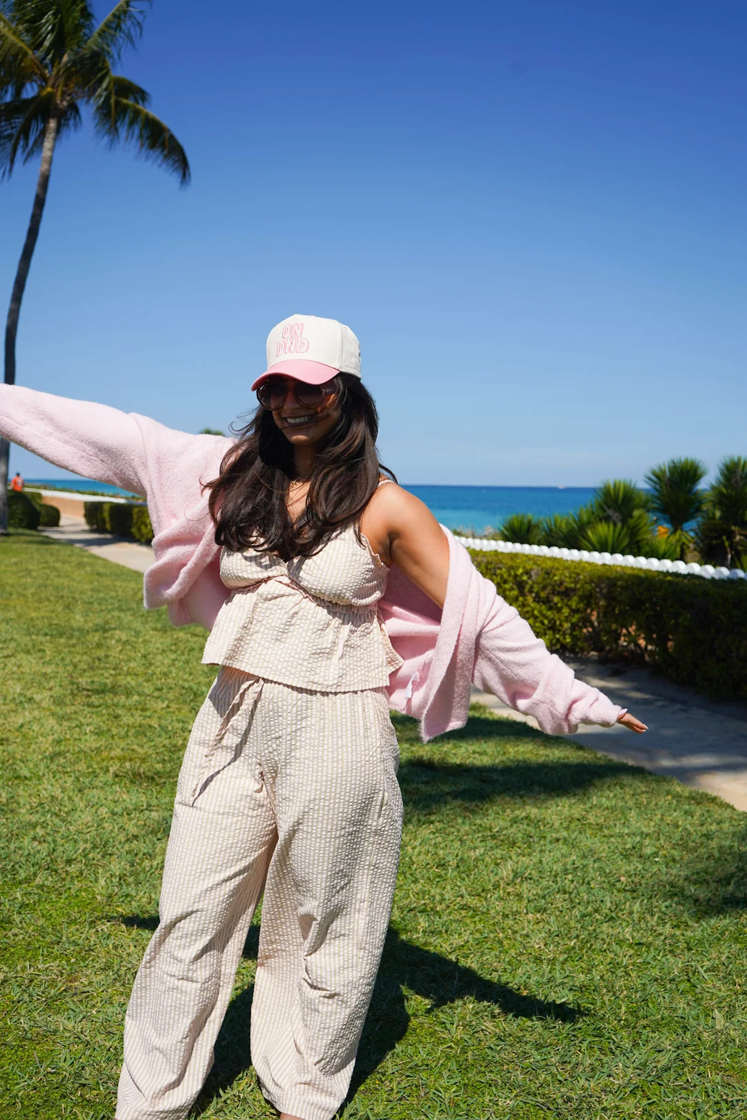 ON DND - Pink Vintage Trucker Hat | KenzKustomz