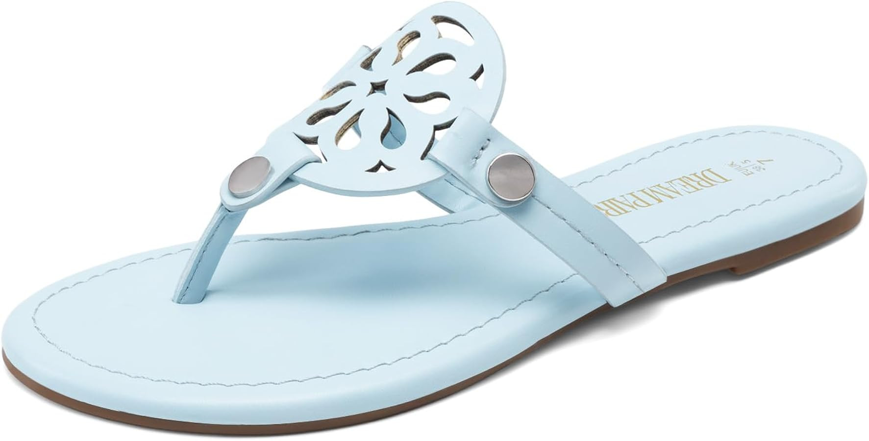 DREAM PAIRS Women's Flip Flops Comfortable Soft Cushion Slide Slip on Summer Beach Thong Flat San... | Amazon (US)