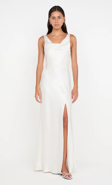 AUSTEN COWL NECK MAXI DRESS - IVORY | Bec & Bridge (Global)