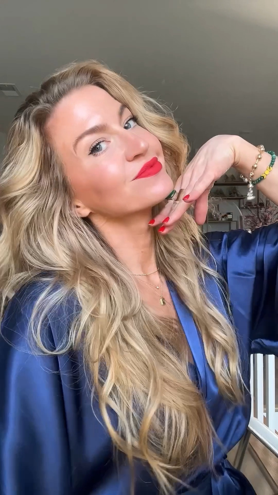 My FAVORITE holiday red lip combo! Once I discovered this shade I never wavered. It doesn’t smudge and lasts me all day long! 
Lip liner: shade Spicy
Lipstick: shade Light My Fire 

Red holiday lip 

#LTKGiftGuide #LTKBeauty #LTKHoliday