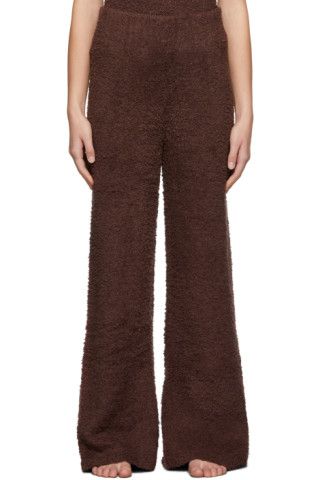 Brown Cozy Knit Lounge Pants | SSENSE