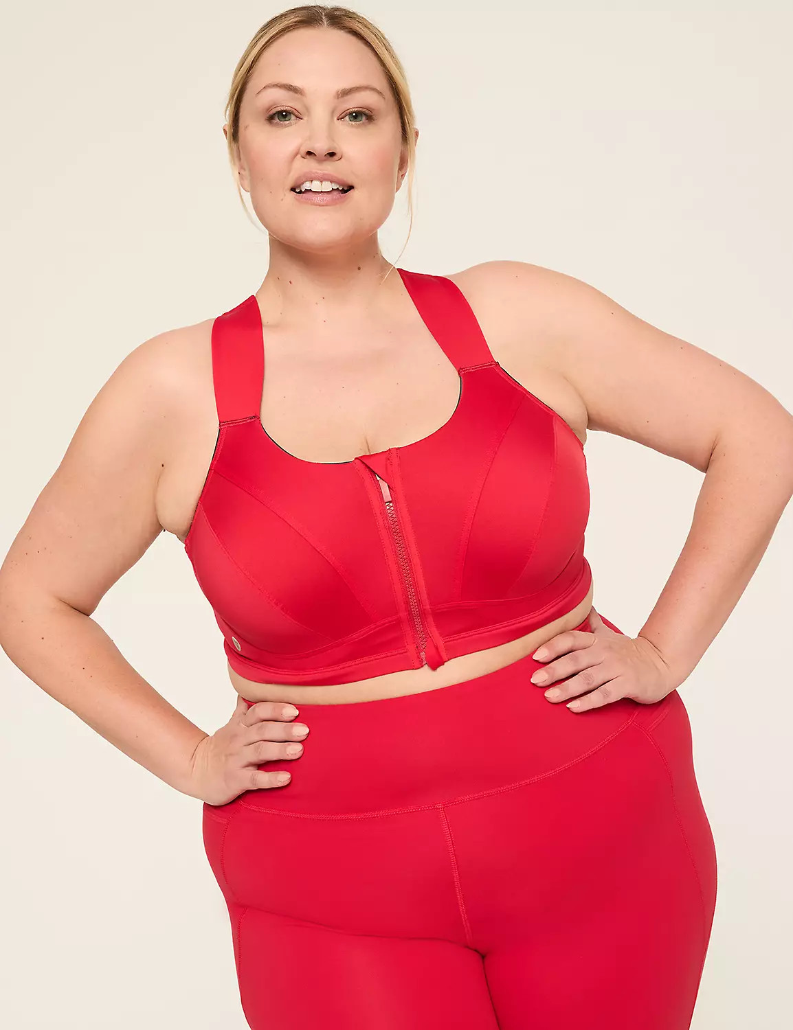 LIVI Max Support Comfort Zip-Front Sports Bra | Lane Bryant (US)