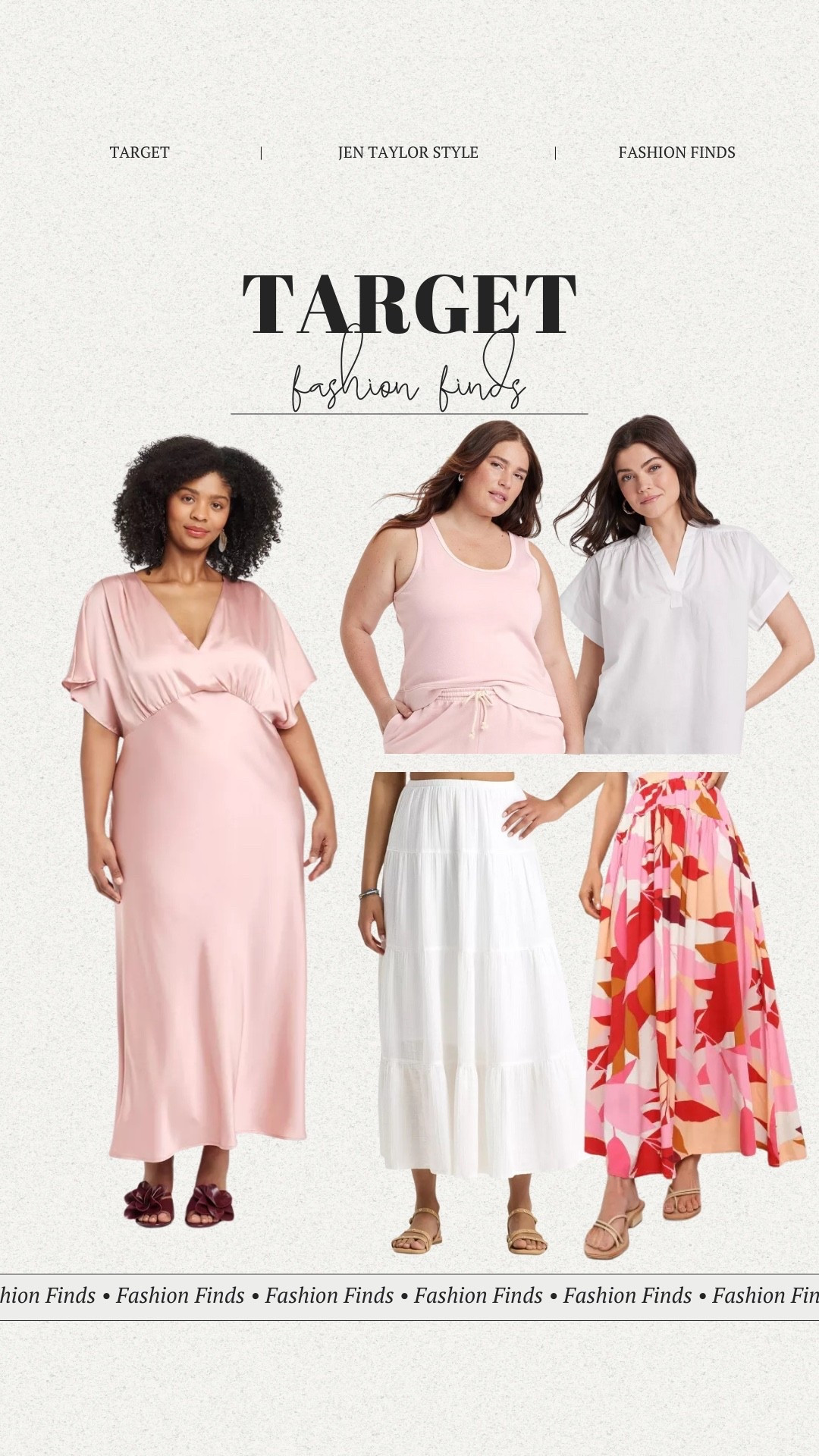 Loving these Target fashion finds! The pink silk dress is a great option for a wedding guest dress! I also love the maxi skirts that would be great for teacher outfits! 