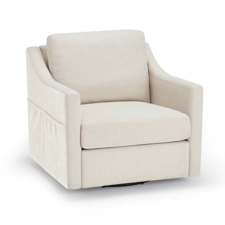 Upholstered Swivel Armchair | Wayfair North America