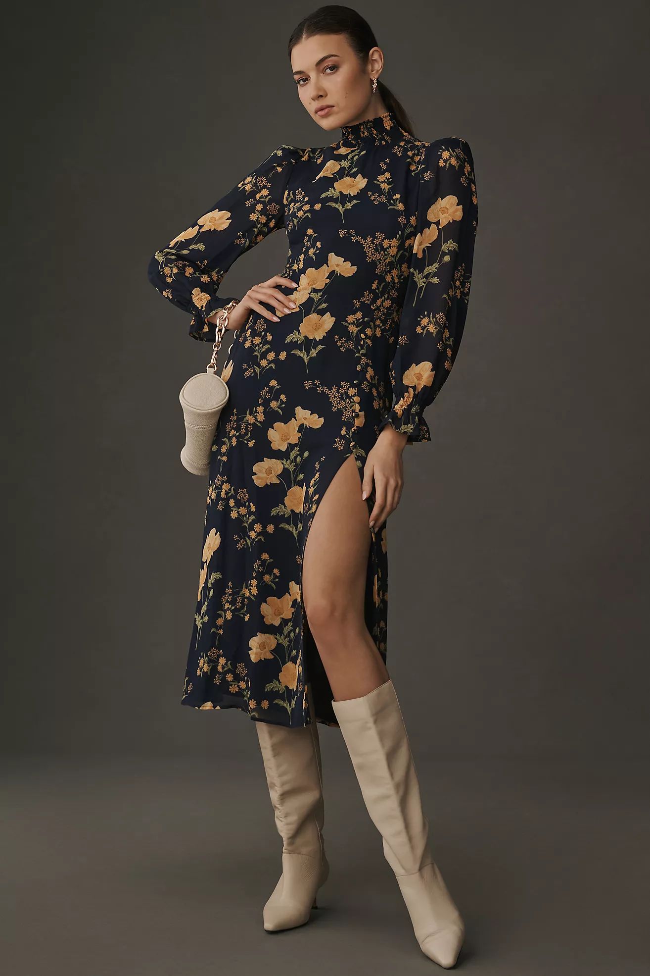 Reformation Stevi Midi Dress | Anthropologie (US)
