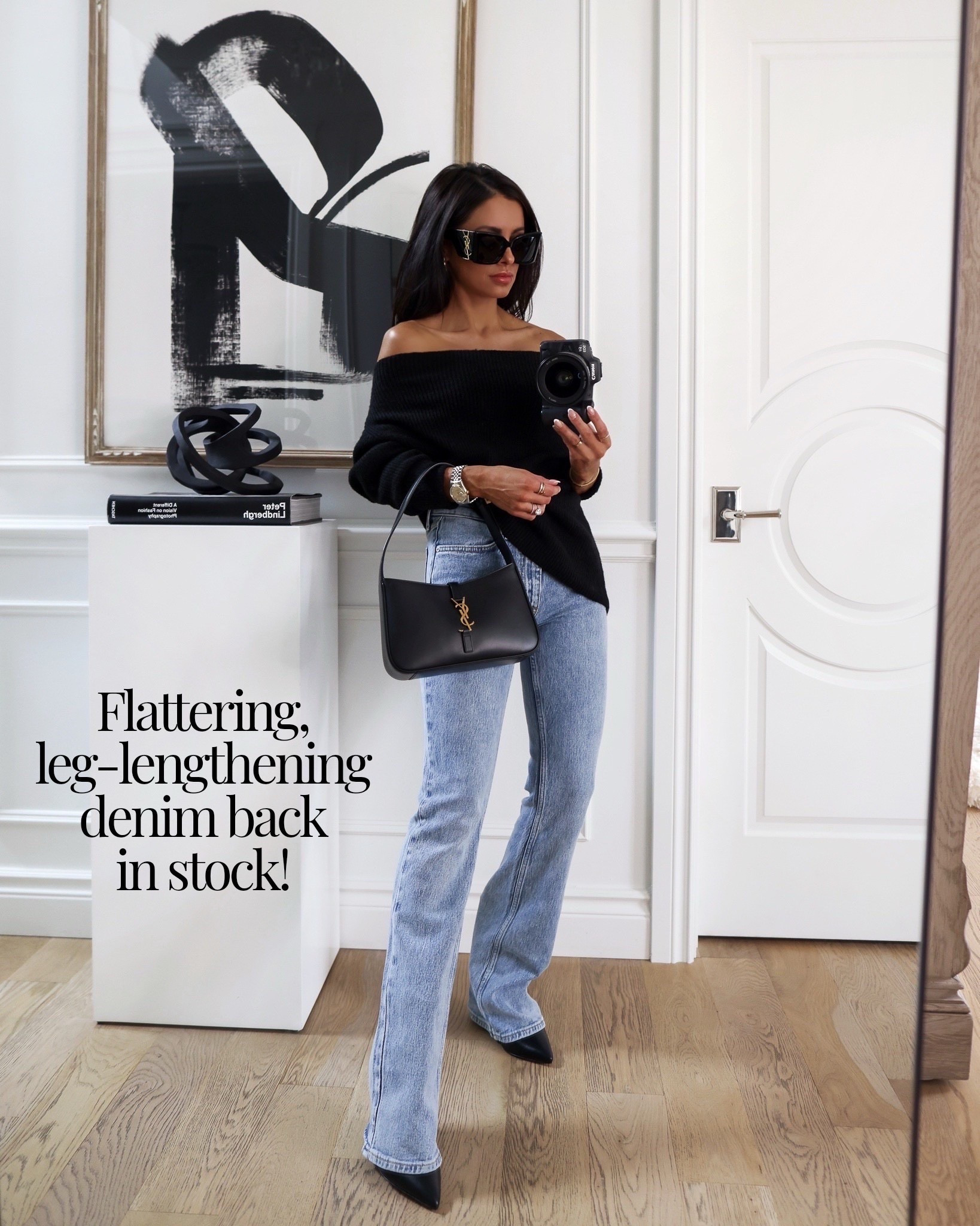 Spring outfit ideas made easy. This off the shoulder sweater paired with denim that fits like a dream is the perfect transitional look! Effortless, feminine, and ideal for those in-between weather days.

Rag & Bone Peyton jeans – back in stock, wearing size 24

miamiamine spring outfit ideas transitional outfit Rag & Bone Peyton jeans back in stock off the shoulder sweater Schutz booties chic spring style elevated casual look feminine everyday outfit polished denim staple capsule wardrobee

#LTKPetite #LTKootd #LTKOver40