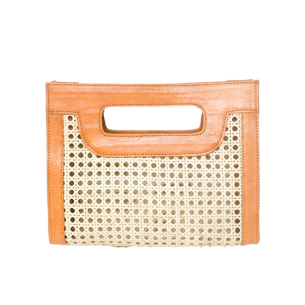 Kate Cane Bag - Camel Leather | Wolf & Badger (US)