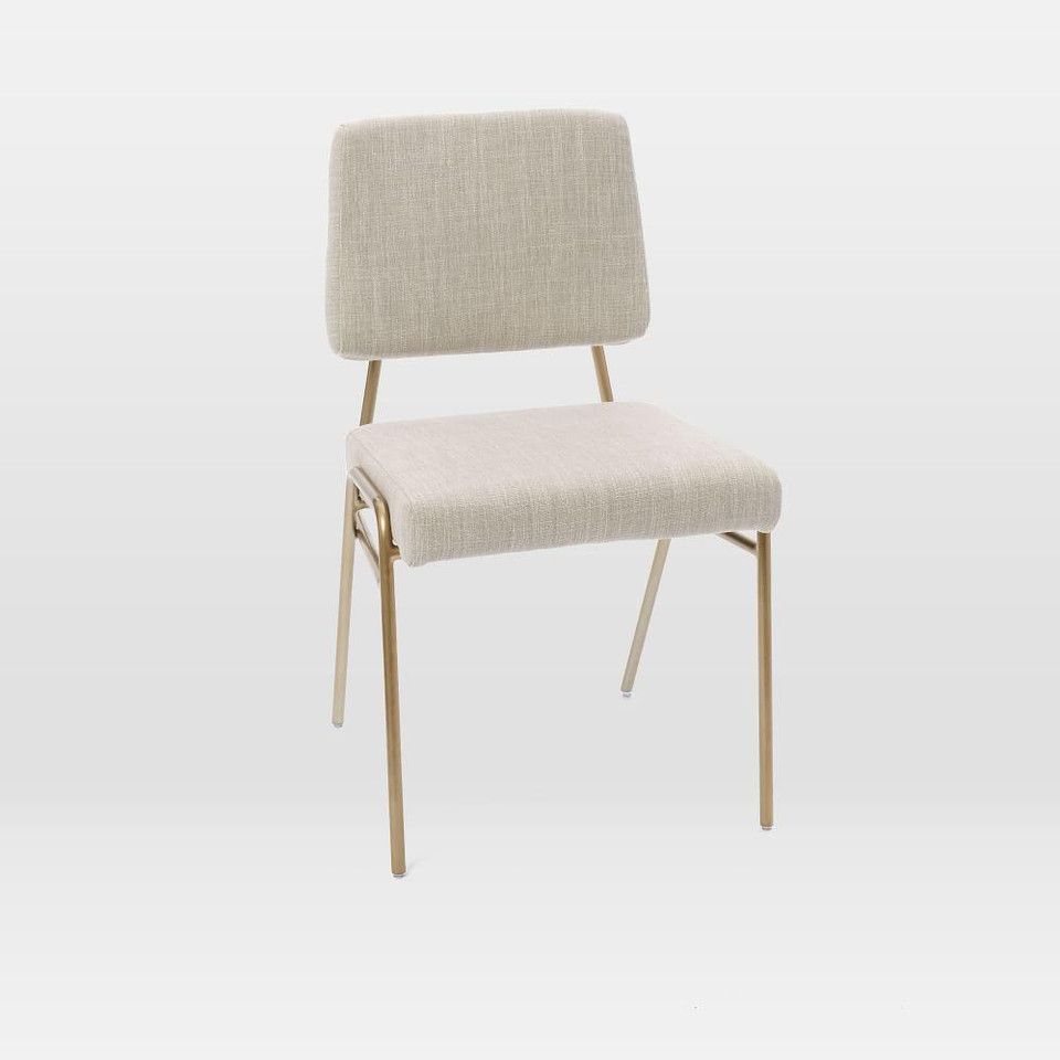 Wire Frame Upholstered Dining Chair | West Elm (UK)