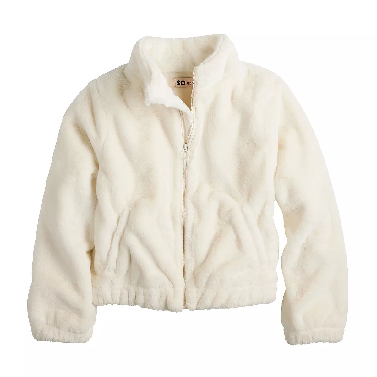 Girls 6-20 SO® Faux-Fur Jacket in Regular & Plus Size | Kohl's