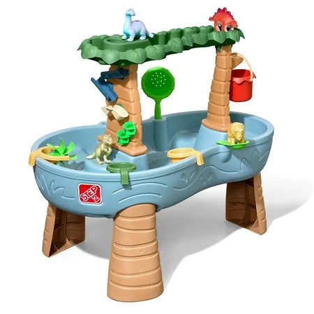 Step2 Dino Showers Multi-Color Plastic Water Table for Toddlers with 13-Piece Playset | Walmart (US)