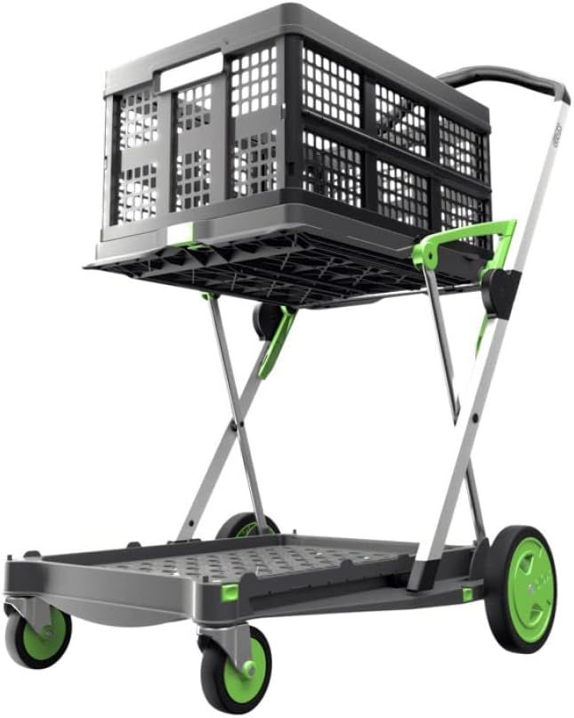 CLAX® Multi use Functional Collapsible carts | Mobile Folding Trolley | Shopping cart with Stora... | Amazon (US)
