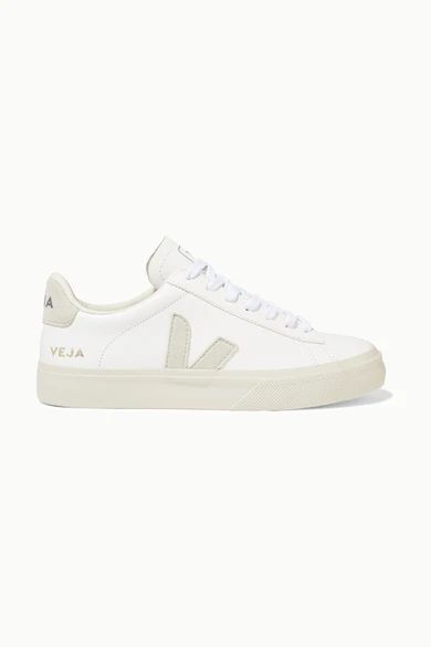 Veja - Net Sustain Campo Leather And Vegan Suede Sneakers - White | NET-A-PORTER (US)