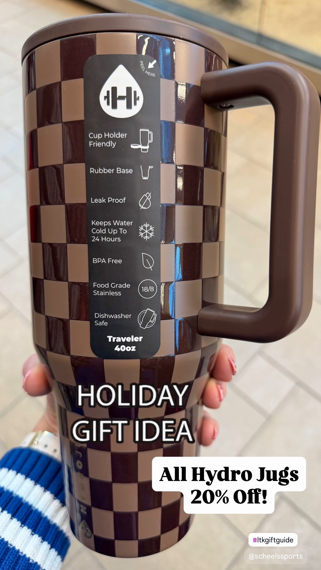 Gift Idea 

20% Off! Black Friday Sale! 

Who doesn’t love a new tumbler? These make great gift ideas for everyone on your list! Several new patterns and colors! 

#LTKFindsUnder100 #LTKU #LTKSaleAlert #LTKFamily #LTKTravel #LTKMens #LTKKids 

tumbler, hydro jug, travel mug, stocking stuffer, gift for men, gift for her, gift for women, gift for him, jug, travel mug, coffee cup, coffee tumbler, holiday gift idea, 


#LTKGiftGuide #LTKHoliday #LTKCyberWeek