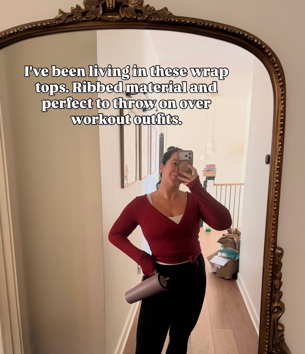 These wrap tops are incredible! I love to throw them over my workout outfits and feel more put together! 

I do a L 

#LTKMidsize #LTKootd #LTKSaleAlert