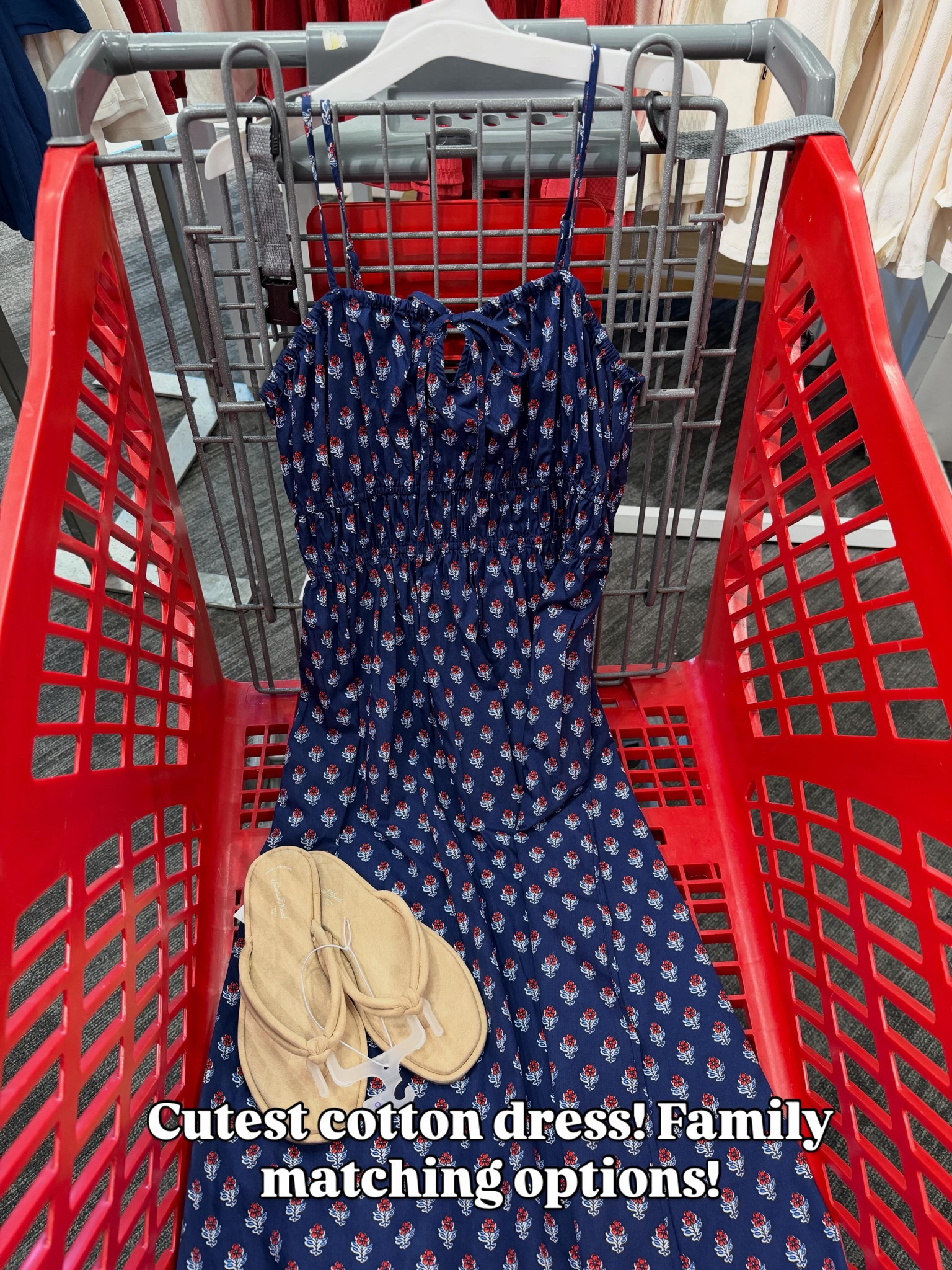 Target has cotton matching family outfits in this beautiful fabric! Great for any summer occasion especially July 4. Summer bbq picnics family photos #targetstyle