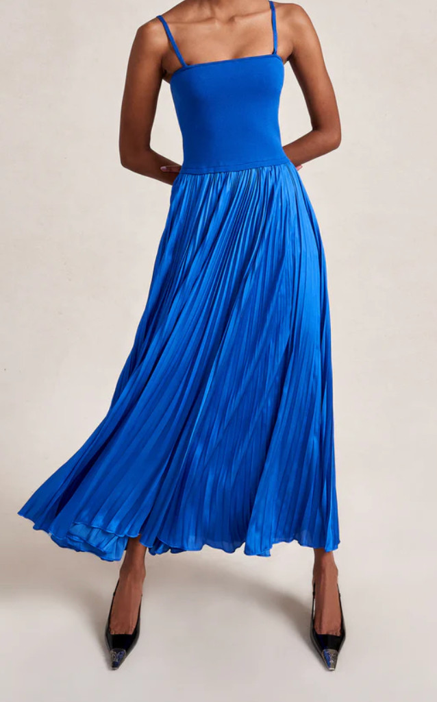 This La Ligne dress comes in both black and blue. So elegant - I'm thinking about it for a swanky birthday celebration coming up. 

 #LTKSeasonal #LTKOver40