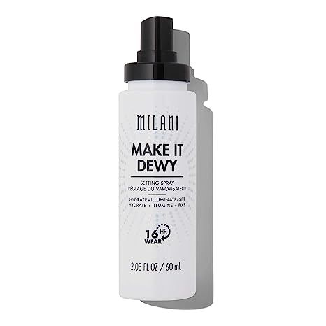 Milani Make It Dewy 3-In-1 Setting Spray - Hydrate + Illuminate + Set (2.03 Fl. Oz.) Cruelty-Free... | Amazon (US)