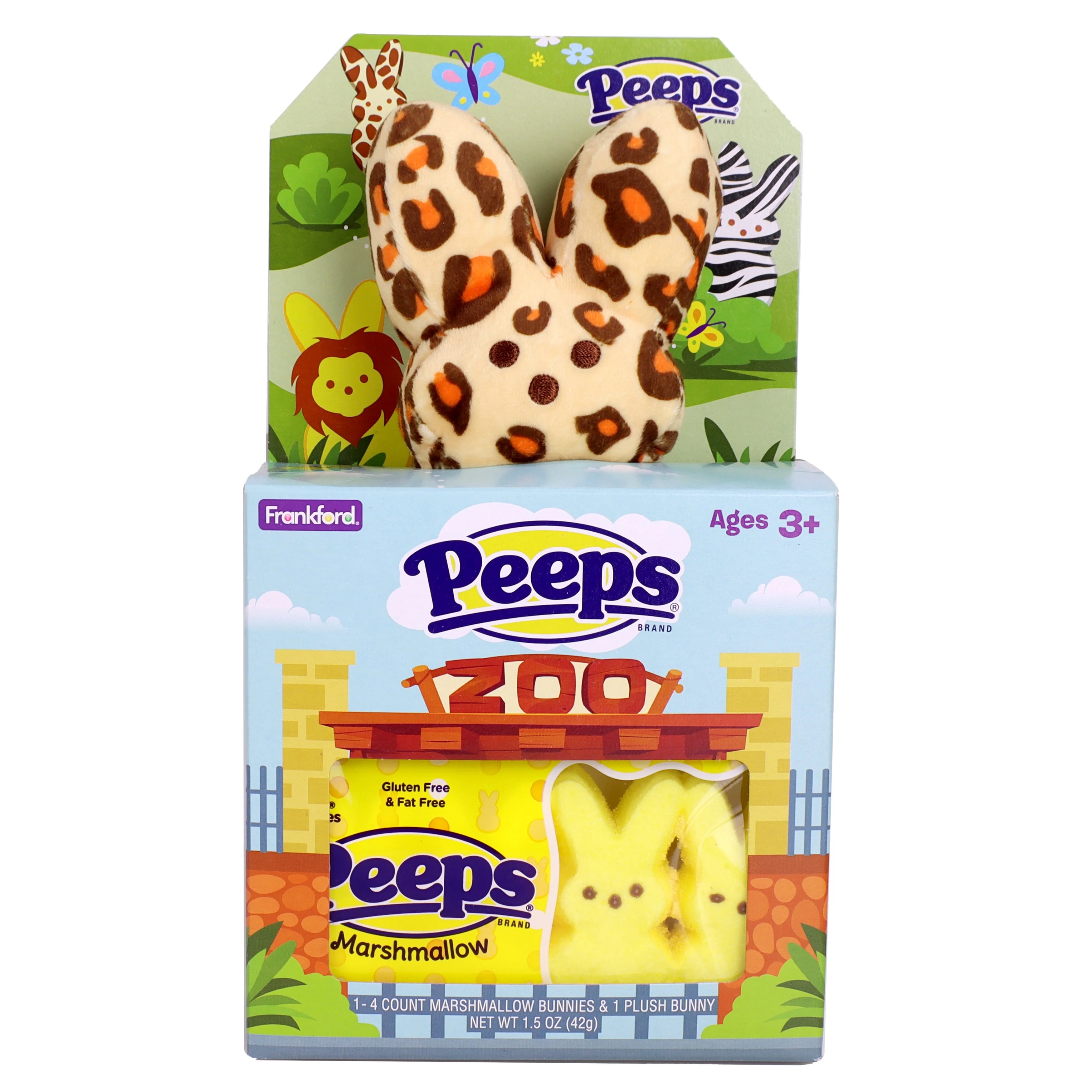 PEEPS Cheetah Plush Gift Set, Easter Basket Stuffer - Walmart.com | Walmart (US)