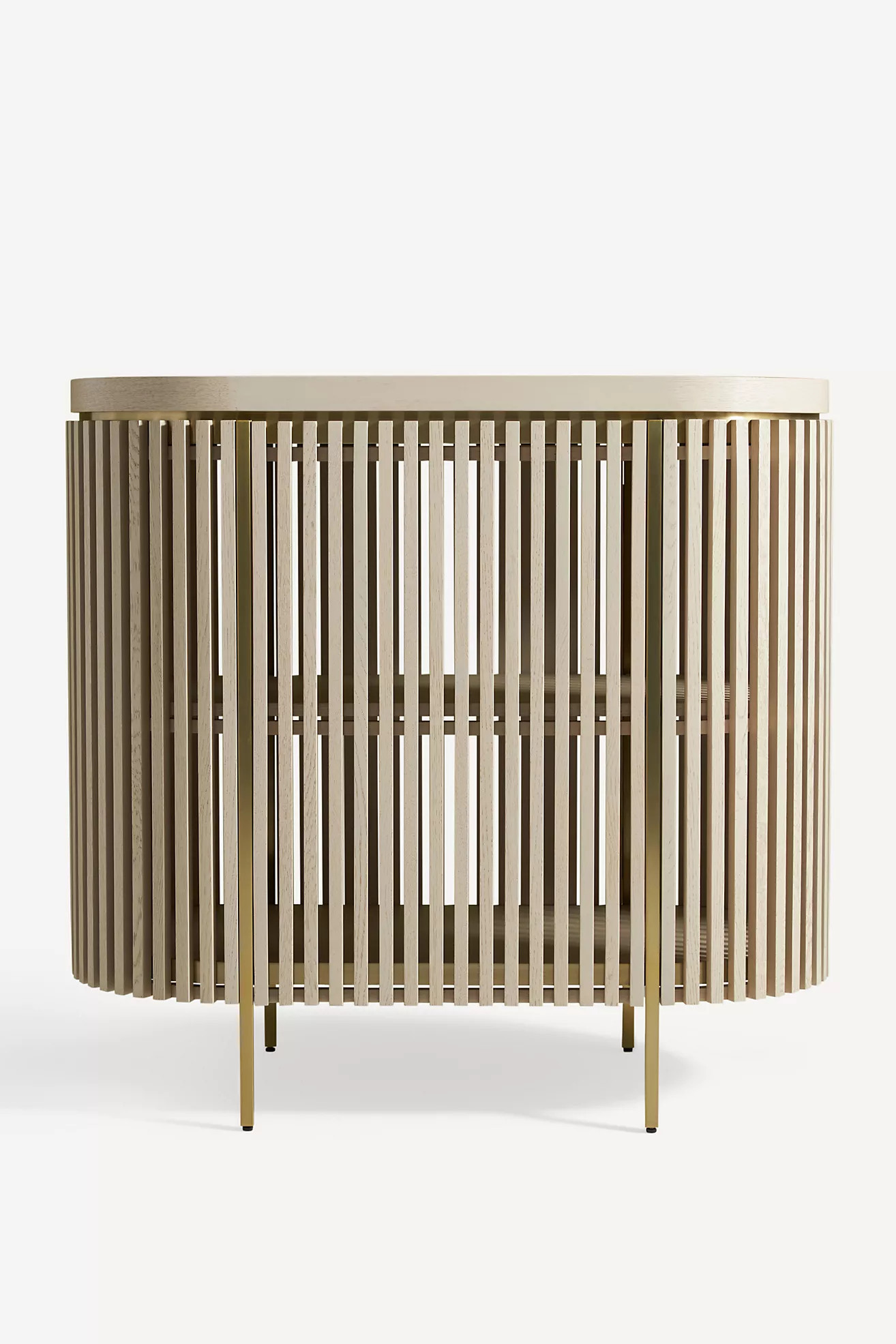Everett Slatted Bar Cabinet | Anthropologie (US)