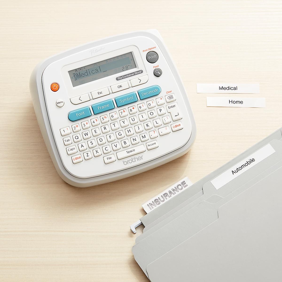 Brother Label Maker with Carrying Case | The Container Store