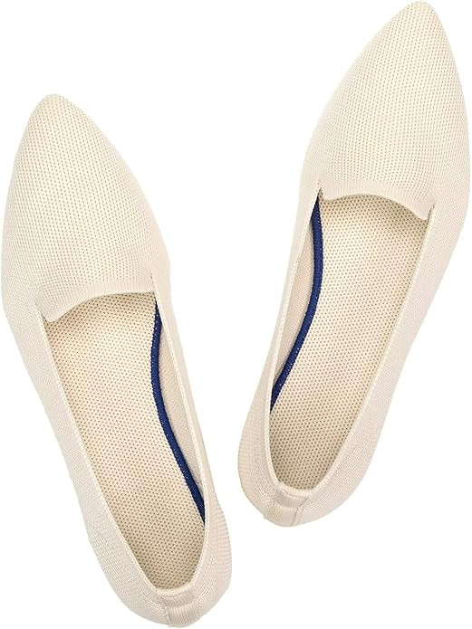 Frank Mully Women's Casual Loafer Flats Slip On Loafer Shoes Comfortable Knit Flat Shoes Classics... | Amazon (US)