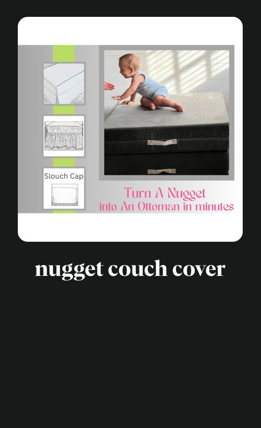 brilliant nugget couch cover! 

 #LTKHome #LTKBaby #LTKKids