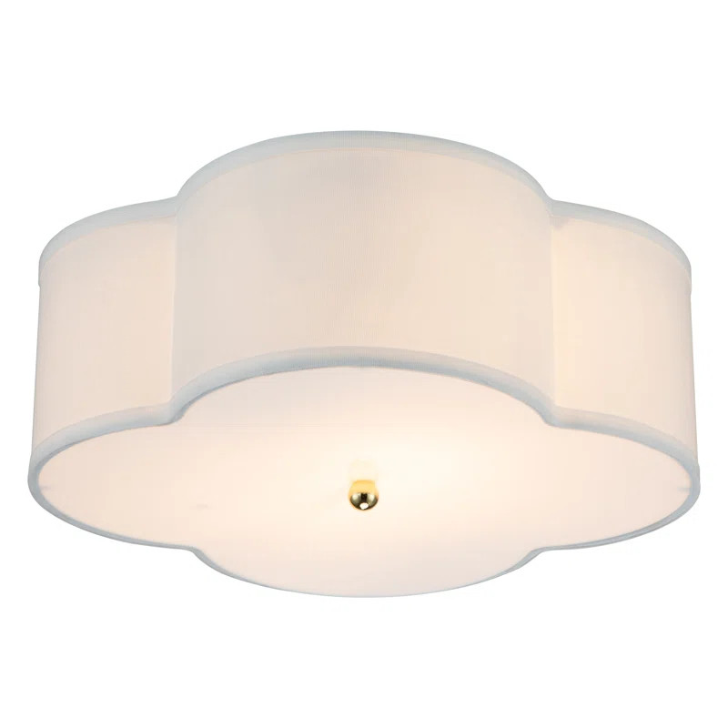 Alice Fabric Flush Mount | Wayfair North America