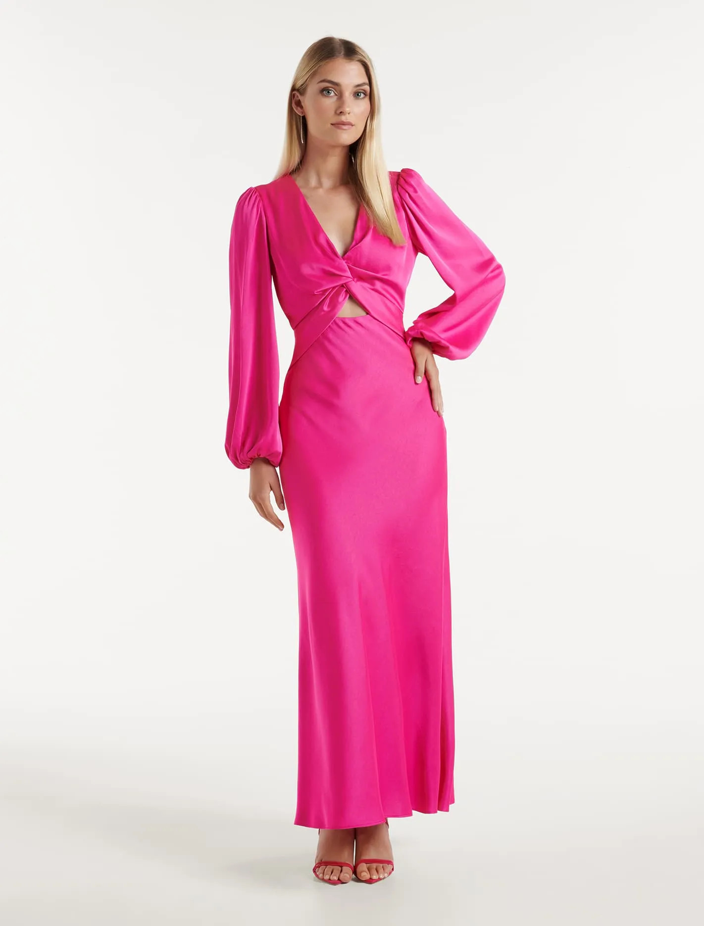 Wren Long Sleeve Twist Maxi Dress | Forever New (UK & IE)