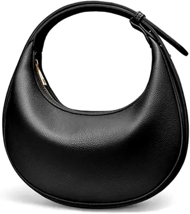 Fashion Shoulder Bag for Women Crescent Hobo Purses PU Leather Handbag Tote Adjustable CrossBody ... | Amazon (US)
