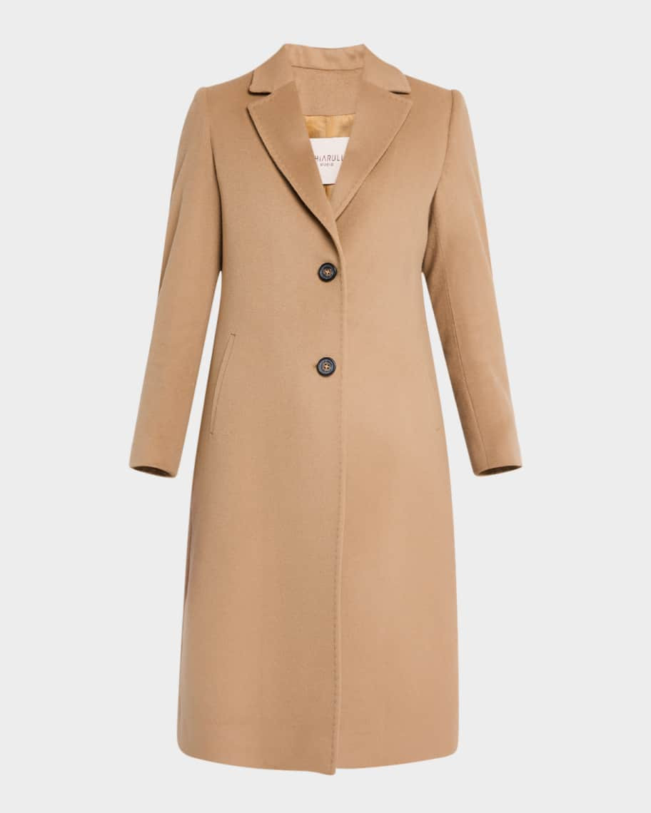 CHIARULLI Perseide Classic Single-Breasted Coat | Neiman Marcus