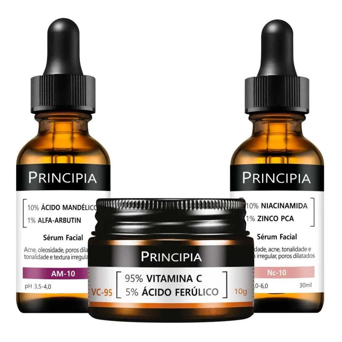 Kit Principia Anti-Acne Trio Vitamina C-95 | DrogaRaia (BR)