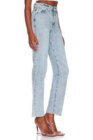 superdown Dylan Straight Denim Jean in Blue Wash from Revolve.com | Revolve Clothing (Global)