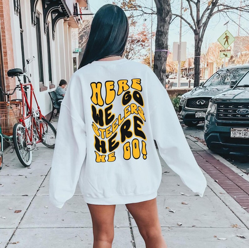 Retro Pittsburgh Football Crewneck Women Trendy Football Sweatshirt Aesthetic Game Day Shirt for ... | Etsy (US)