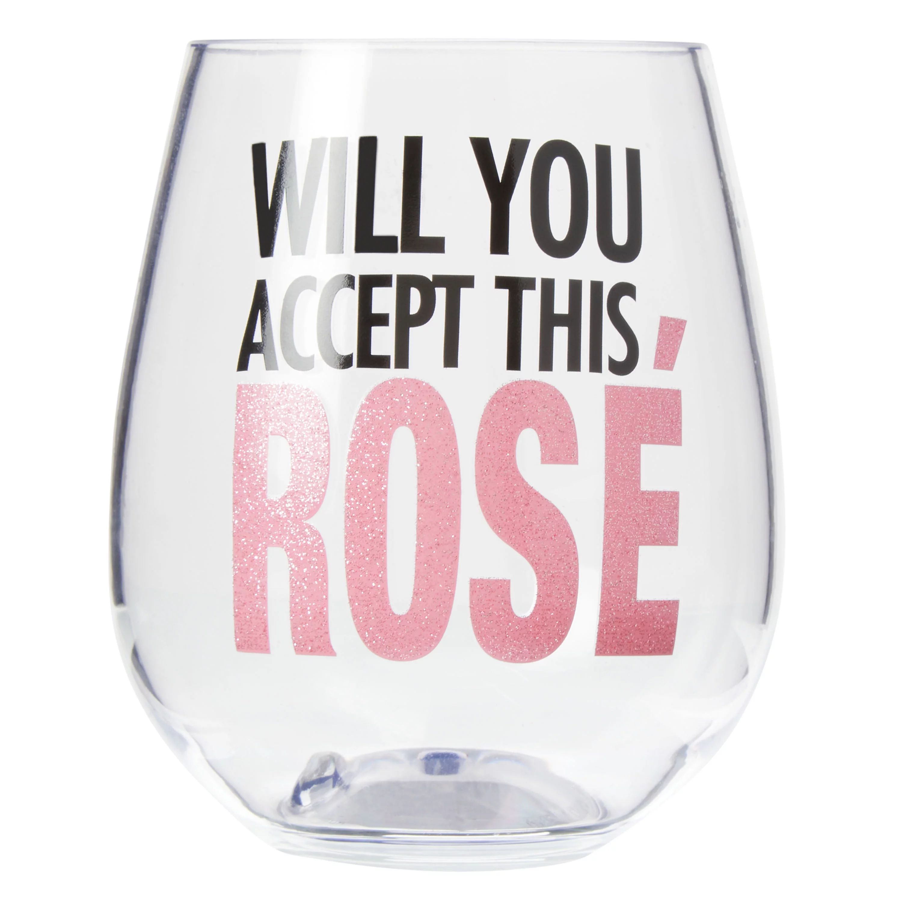 Way To Celebrate ROSE WINE GLASS | Walmart (US)