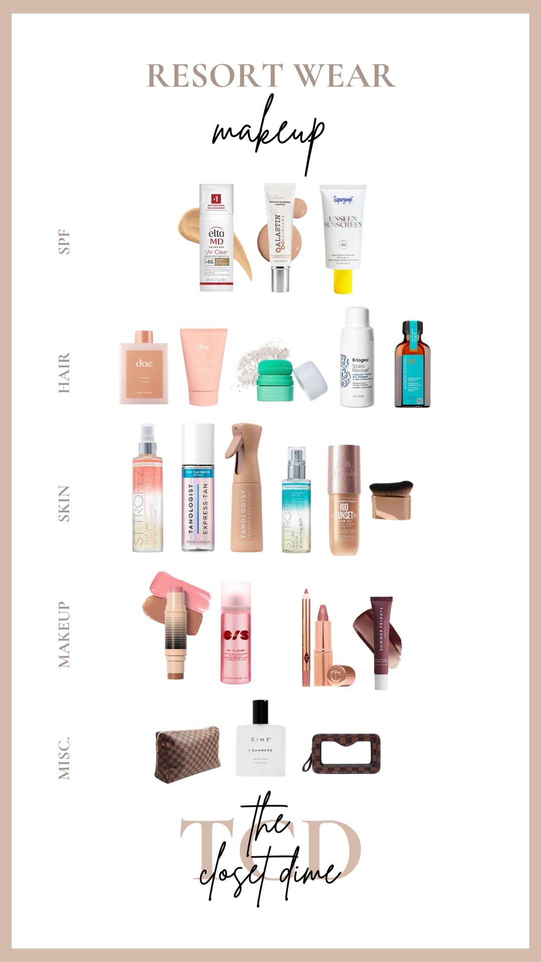 Resort Wear 🤍 Beauty + Skincare

#LTKTravel #LTKBeauty #LTKFindsUnder100