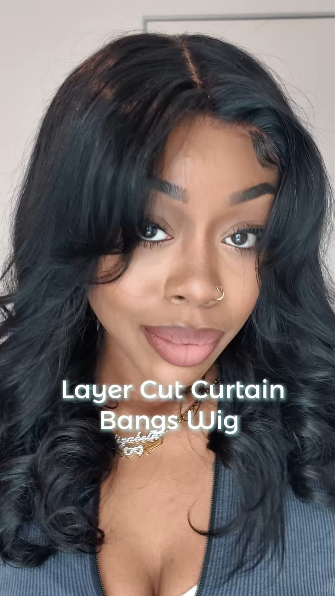 Effortless!! Curtain bangs with layers, Put on & GO! Pre ready to wear unit 😍 

#LTKBeauty #LTKFindsUnder100