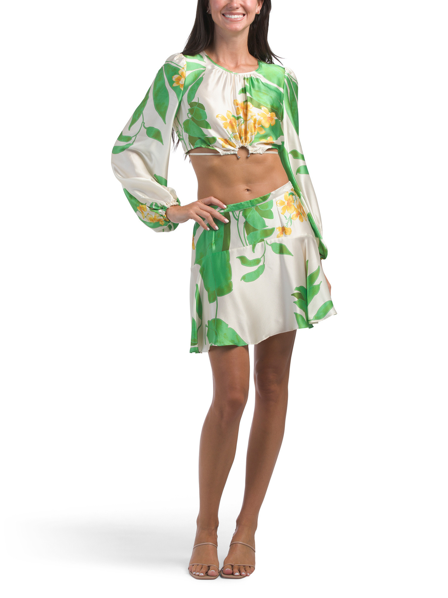 St Lucia Silk Top And Skirt Collection | TJ Maxx