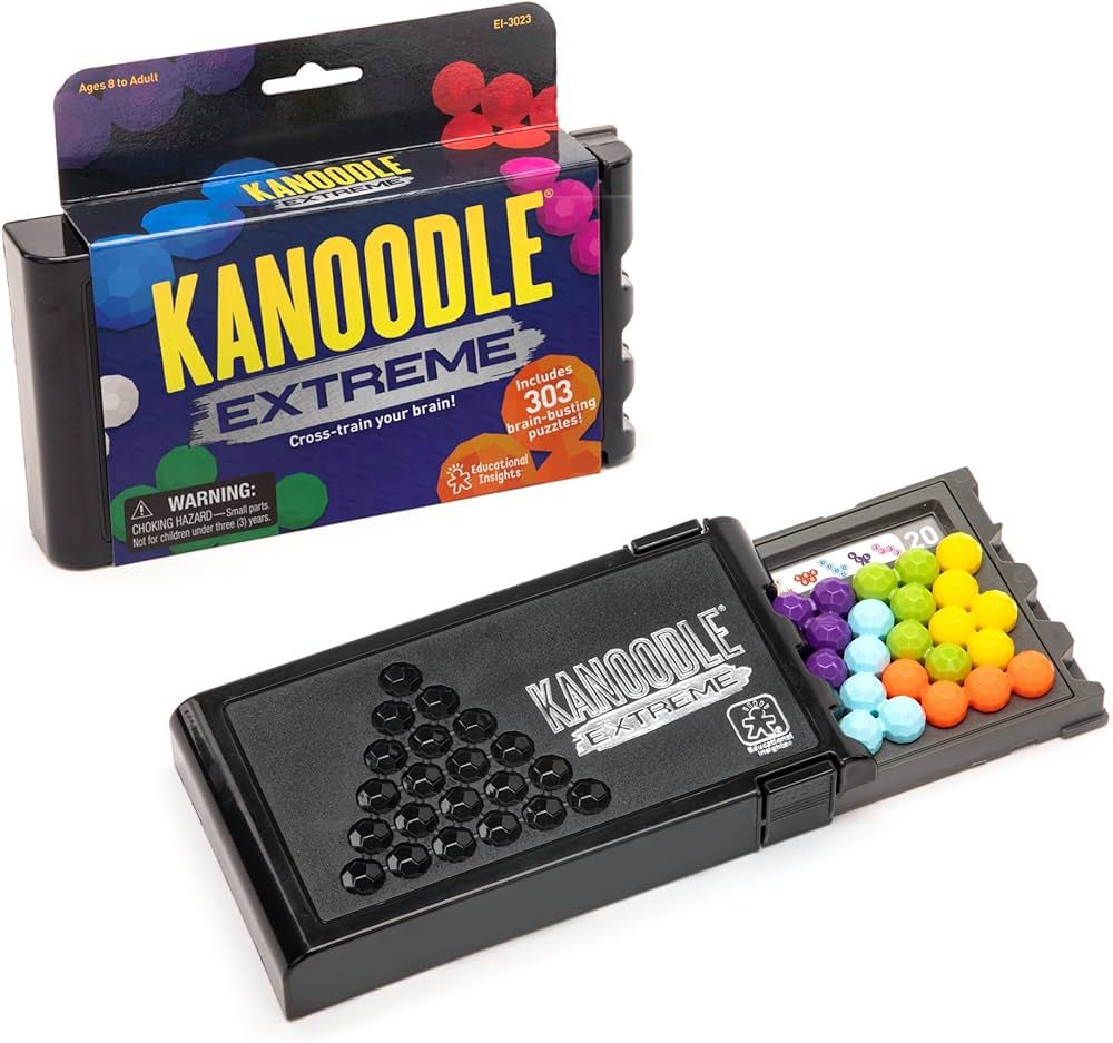 Educational Insights Kanoodle Extreme Puzzle Game, Brain Teaser Puzzle Challenge Game, Easter Bas... | Amazon (US)