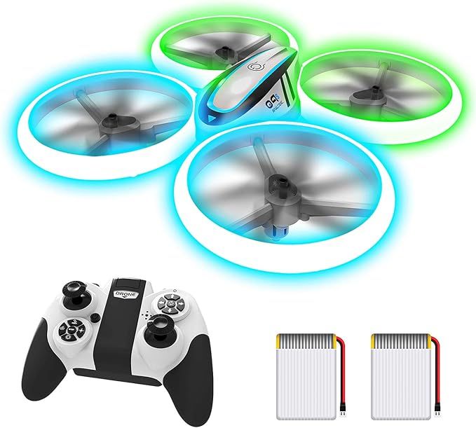 Q9s Drones for Kids,RC Drone with Altitude Hold and Headless Mode,Quadcopter with Blue&Green Ligh... | Amazon (US)