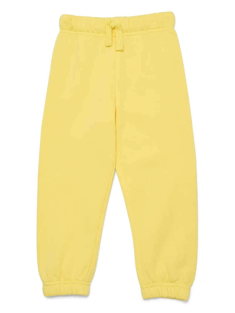 Wonder Nation Toddler Girls Fleece Jogger Pants, Sizes 2T-5T | Walmart (US)