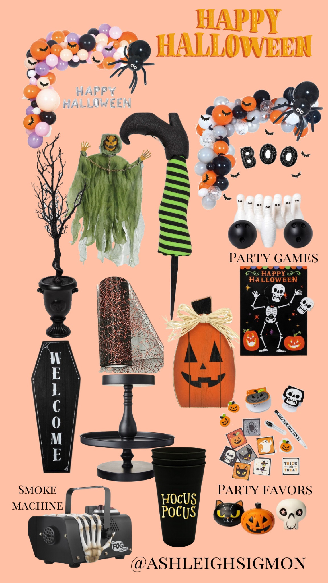 Halloween party decor
Party favors
Halloween decorations 
Fall decor

#LTKSeasonal #LTKhome #LTKHalloween