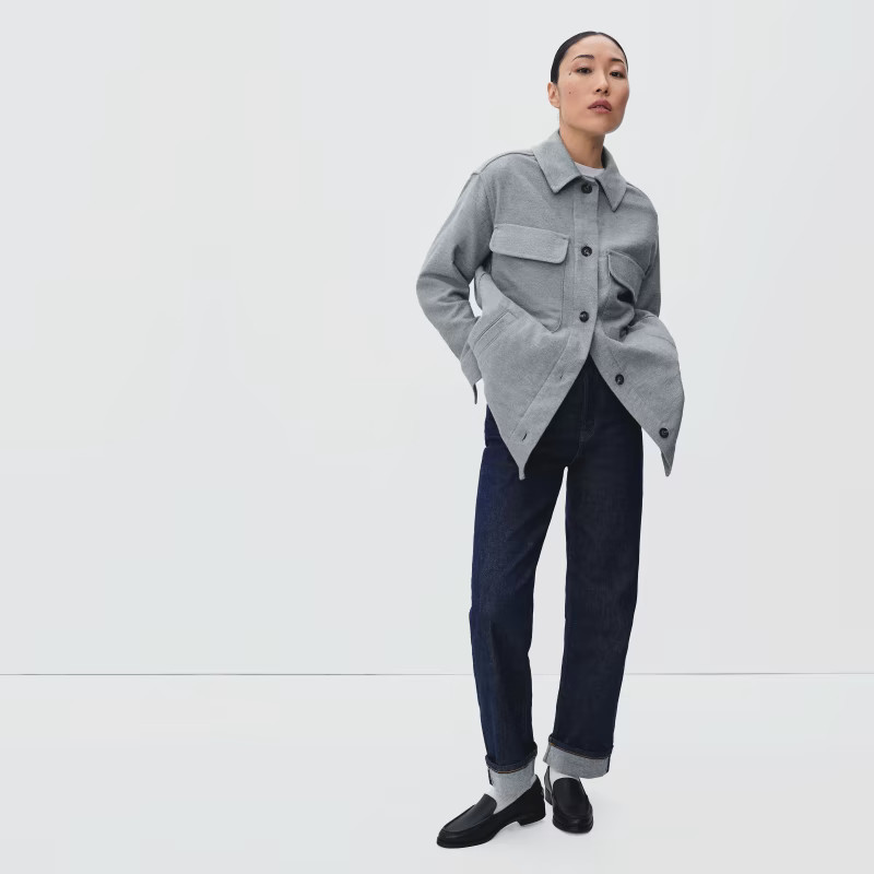The Oversized Shirt Jacket | Everlane