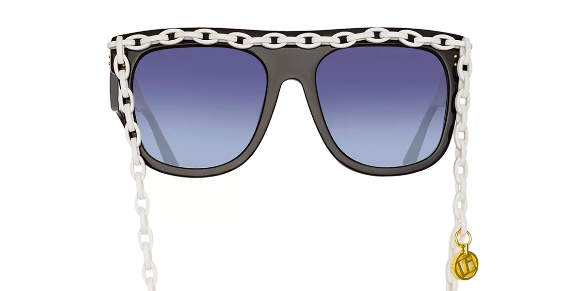 Linda Farrow DAKOTA LFL1304 C2 Men's Sunglasses Gold Size 58 | SmartBuyGlasses Global