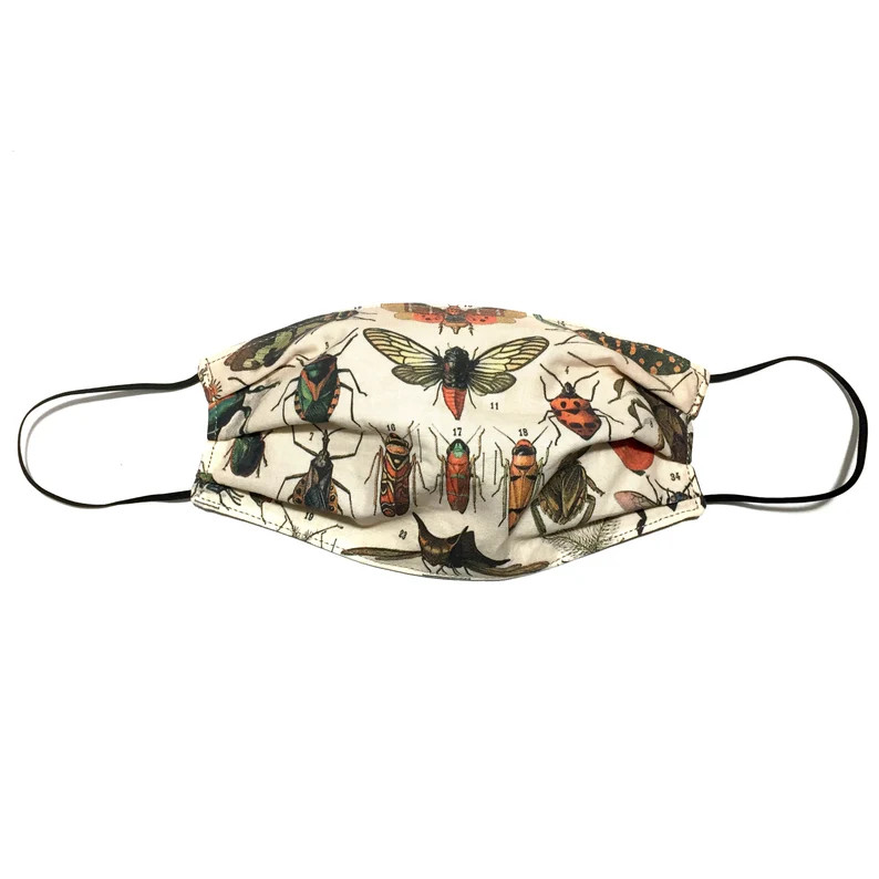 Insects Mask--Surgical Mask, Face Mask, Bugs, Insects, Bees, Moths, Wasps, Science, Biology, Fore... | Etsy (US)