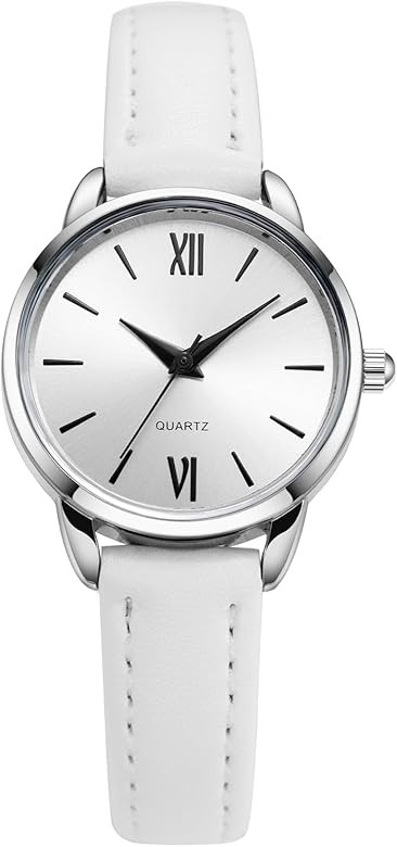 TWOPTION Women's Leather Strap Watch Minimalist Wrist Watches for Women Ladies Analog Quartz Watc... | Amazon (CA)