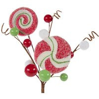 Christmas Picks & Sprays, Candy Ornaments, Lollipops, Peppermint Decor, Craft Supplies, Wreath, Pick | Etsy (US)
