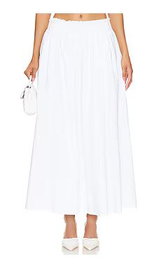 Tularosa Donna Maxi Skirt in White from Revolve.com | Revolve Clothing (Global)