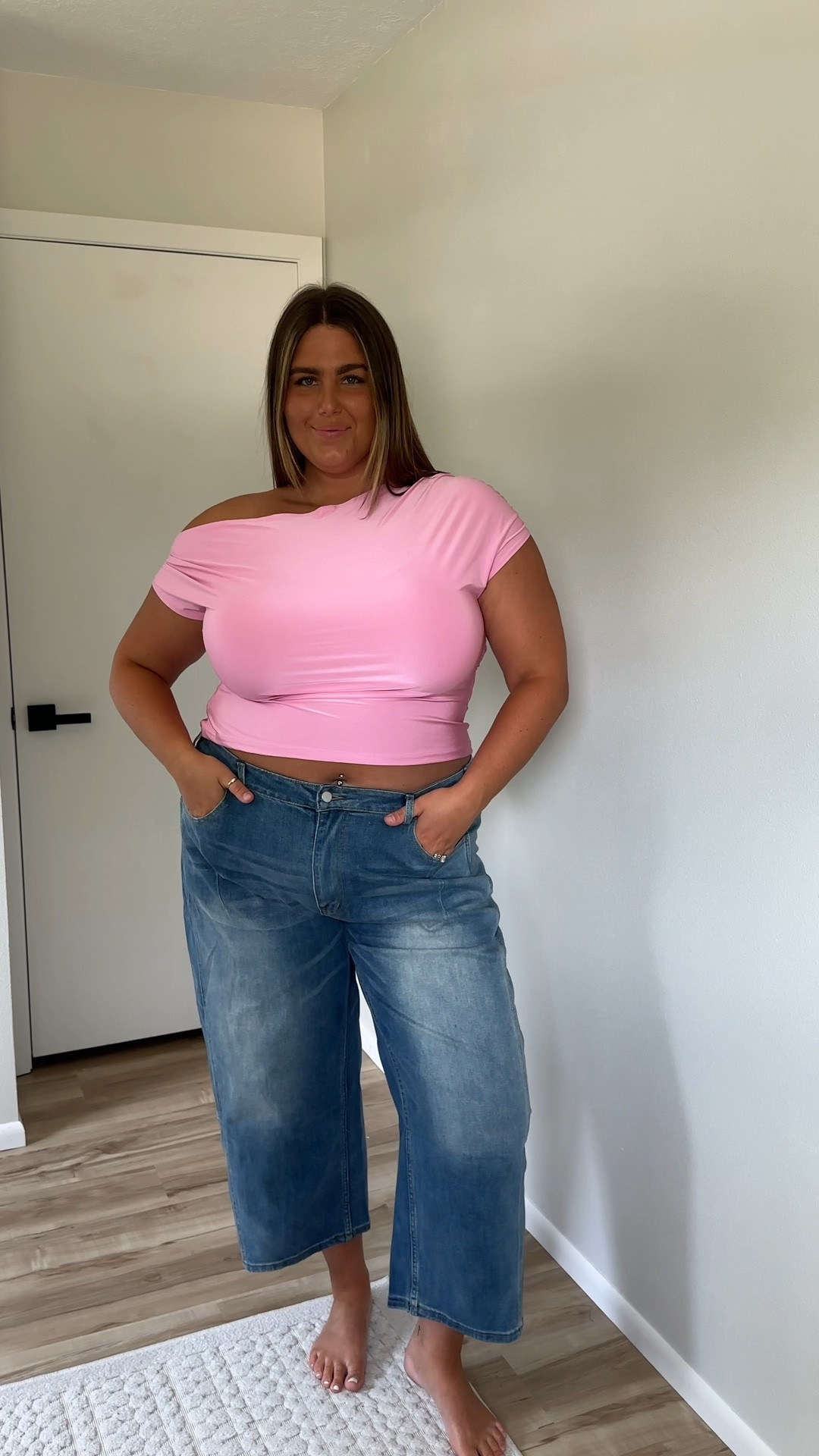 Amazon tops I’m obsessed with !! 
Wearing biggest size listed (I usually do 3 or 4X on Amazon with these brands) otherwise I’m usually a 2/3x girl!! Size 18. 44DDD chest  

#LTKStyleTip #LTKPlusSize #LTKMidsize